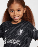 Kids kit Liverpool Black Goal-keeper - Special Edition - Champions 24/25 and Gold Trolphy