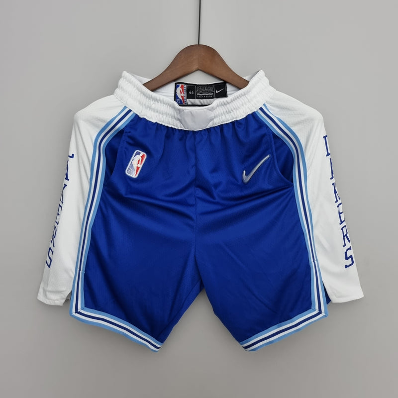 Short 75th Anniversary Los Angeles Lakers Blue NBA