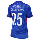 Chelsea Cup Home Stadium Womens  Shirt 2025-26 -With World Champions 25 chest badge