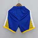 Short 75th Anniversary Golden State Warriors Blue NBA