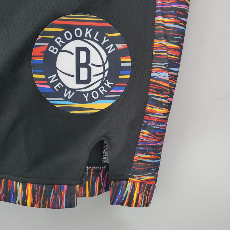 Short Brooklyn Nets City version black NBA