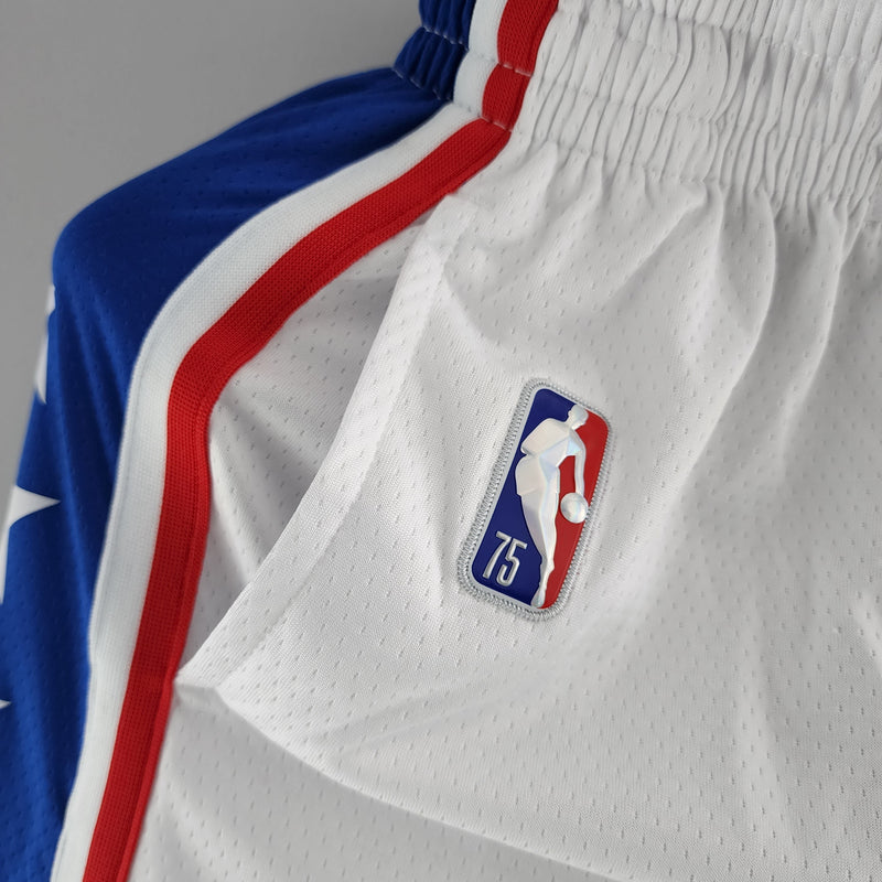 Short 75th Anniversary Philadelphia NBA