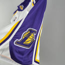 Short 75th anniversary Los Angeles Lakers white NBA