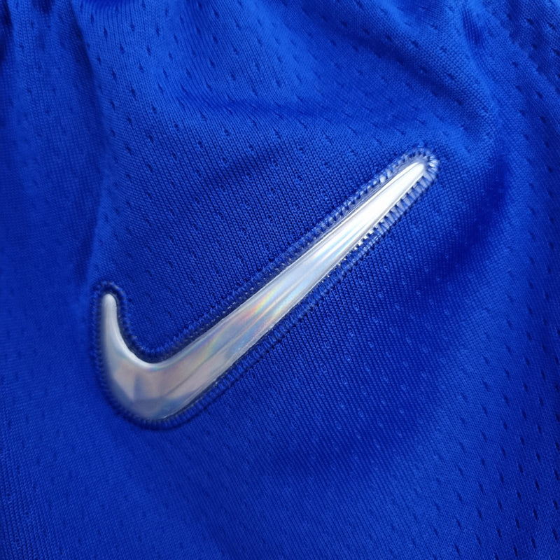 Short 75th Anniversary Golden State Warriors Blue NBA