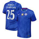 Chelsea Cup Dri-FIT ADV Home Match Shirt 2025-26 with World Champions 25 chest badge