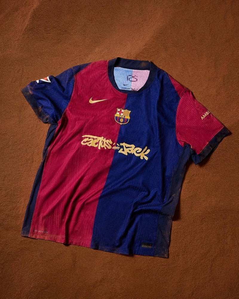 FC Barcelona Home Jersey- Special Edition - Cactus Jack