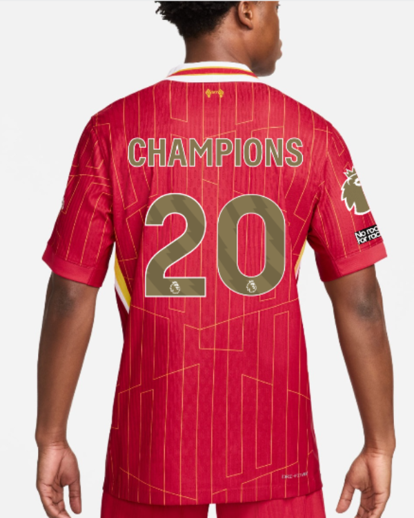 Liverpool Home Jersey - Special Edition - Champions 20