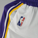 Short 75th anniversary Los Angeles Lakers white NBA