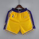 Short 75th Anniversary Los Angeles Lakers Yellow NBA