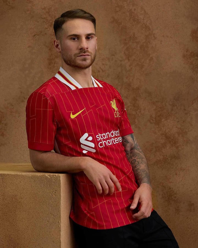 Liverpool Home Jersey - Special Edition - Champions 24/25 and Gold Trolphy