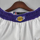 Short 75th anniversary Los Angeles Lakers white NBA