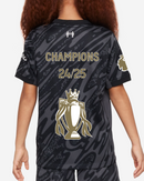 Kids kit Liverpool Black Goal-keeper - Special Edition - Champions 24/25 and Gold Trolphy