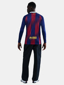 Mens Long Sleeved FC Barcelona Home Shirt 25/26