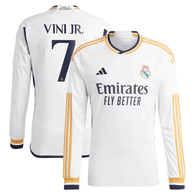 Jersey Long Sleeve Real Madrid Home [VINI JR