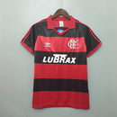 Jersey Flamengo Retro 1990 Red e Negra -