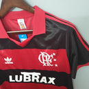 Jersey Flamengo Retro 1990 Red e Negra -