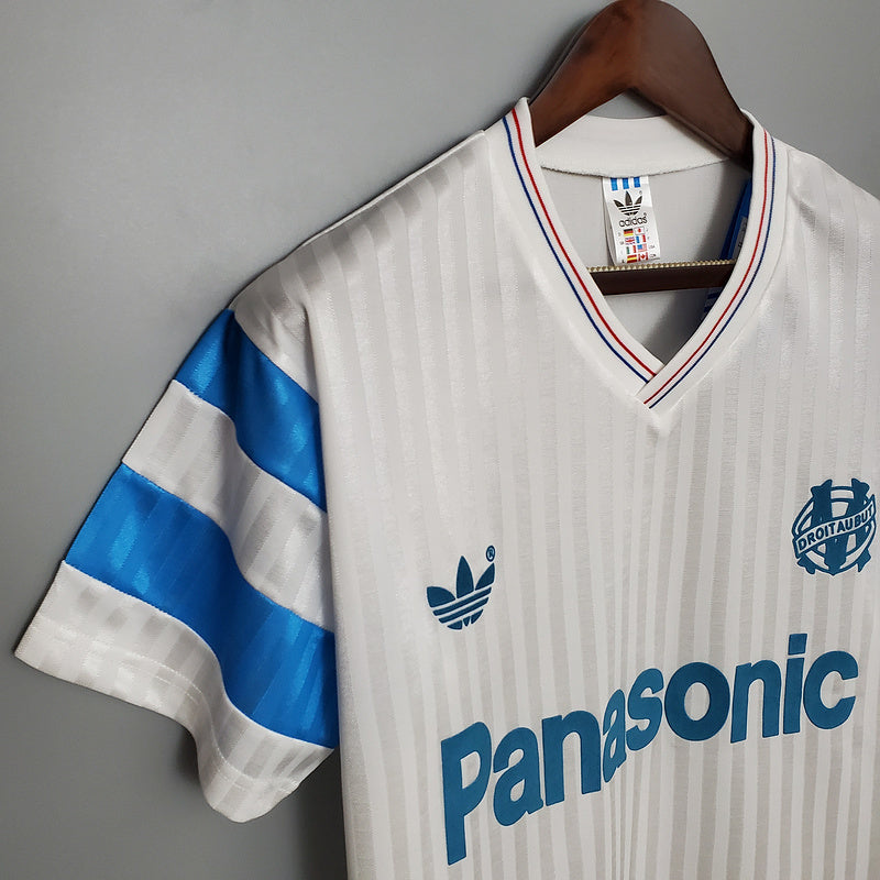 Jersey Marseille Retro 1990 White -