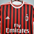 Jersey AC Milan Retro 2011/2012 - Red e Negra