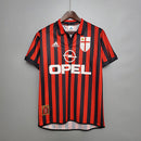 Jersey AC Milan Retro 1999/2000 - Red e Negra